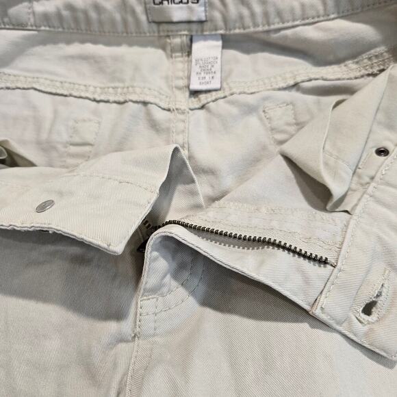 Chico's Beige Mid-rise Jeans Size 1.5 Short (10 Short) - Picture 12 of 12